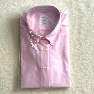 NWT Brooks Brother Supima cotton shirt Size 10 Pink